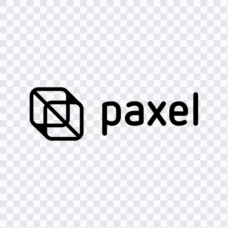 Paxel black logo PNG