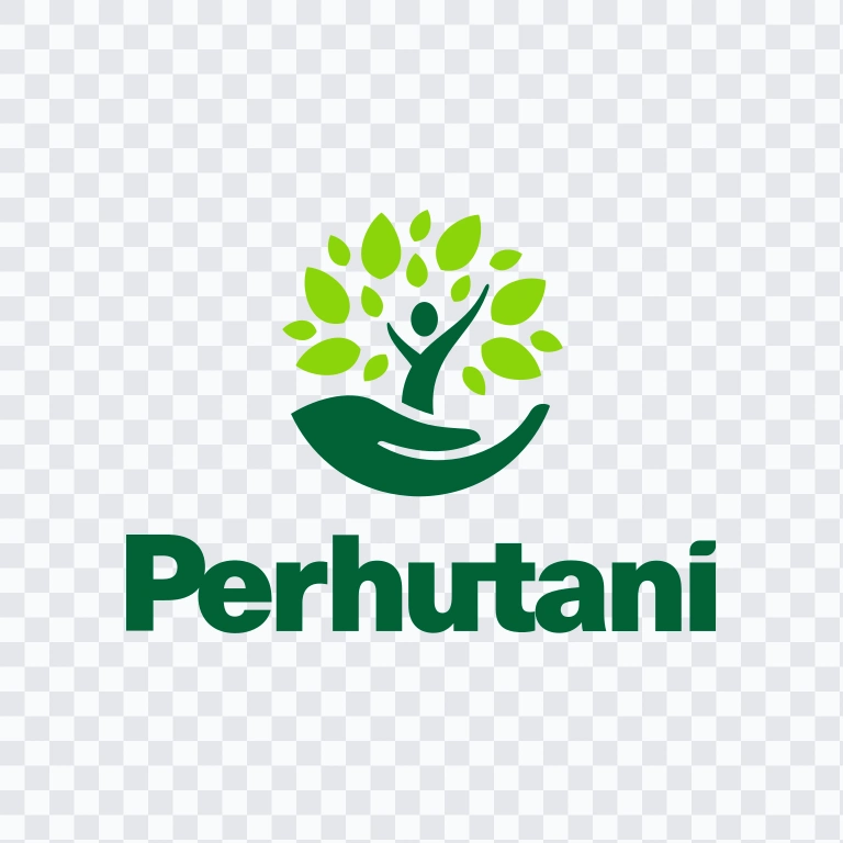 Perhutani colored logo SVG