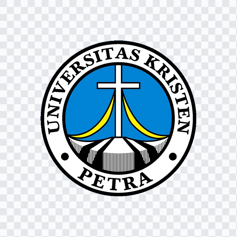 Petra Christian University colored emblem PNG