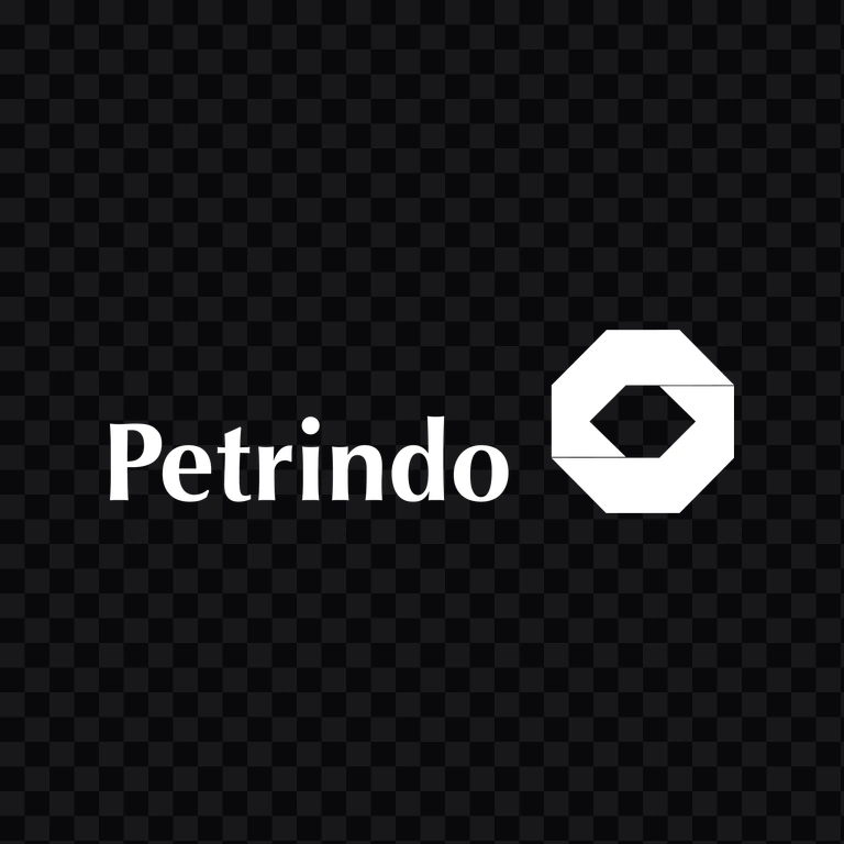 Petrindo white logo PNG