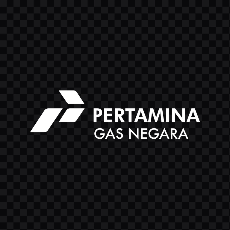 logo PGN (Pertamina Gas Negara) putih PNG