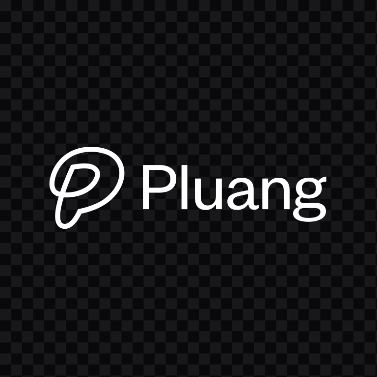 Pluang white logo SVG