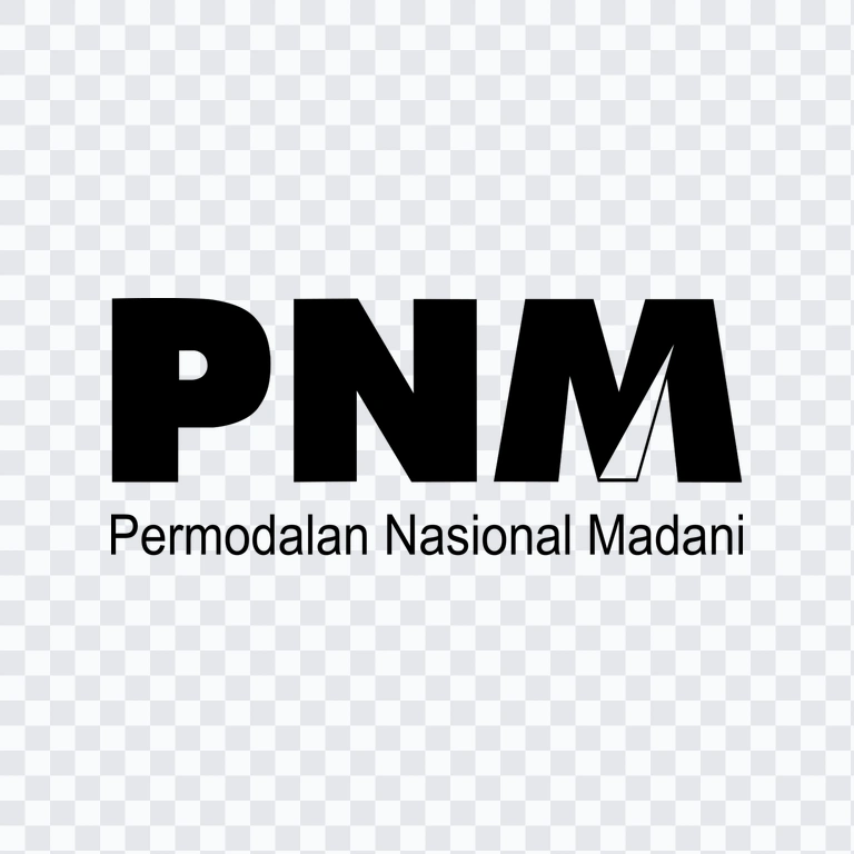 PNM (Permodalan Nasional Madani) black logo PNG