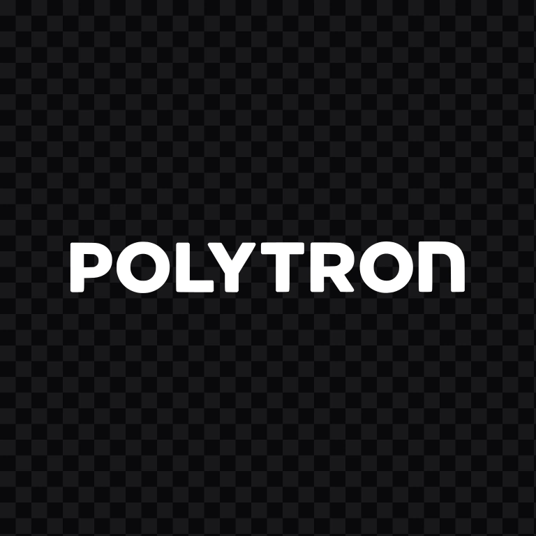 Polytron white logo SVG