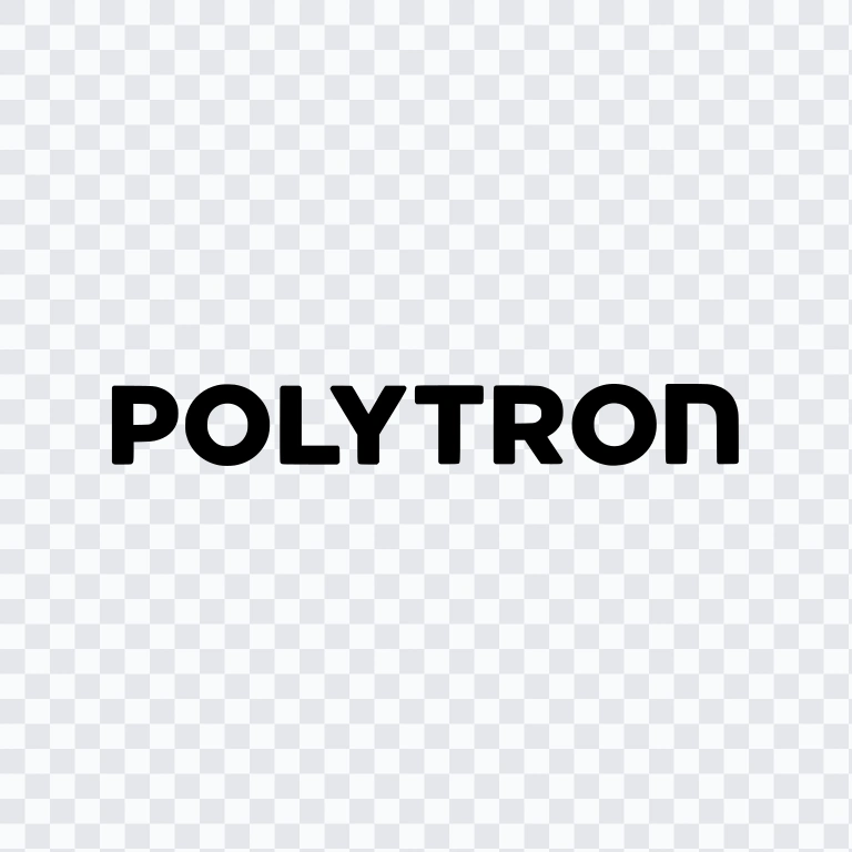 Polytron black logo SVG