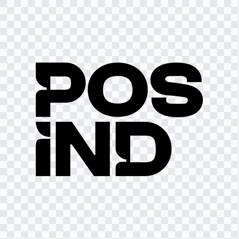 Pos Indonesia black logo PNG