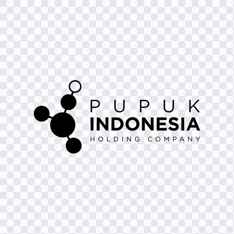 Pupuk Indonesia black logo PNG