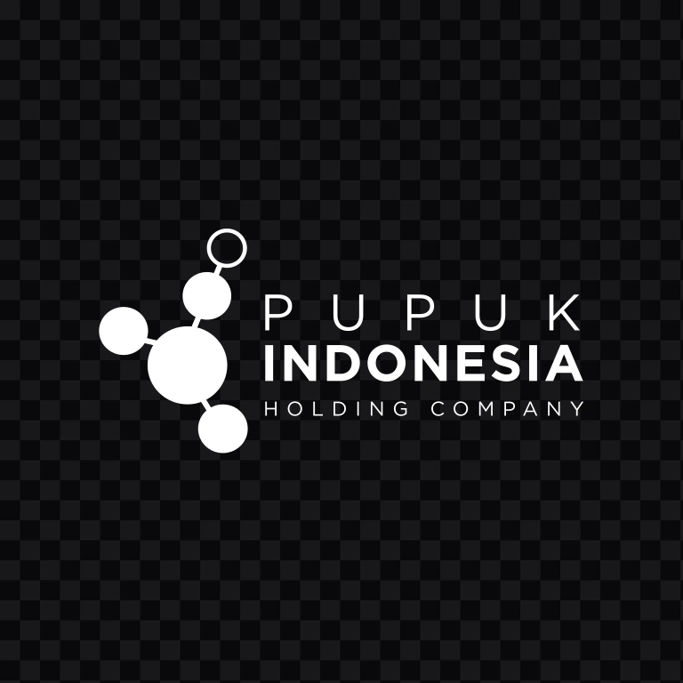 Pupuk Indonesia Horizontal white logo SVG