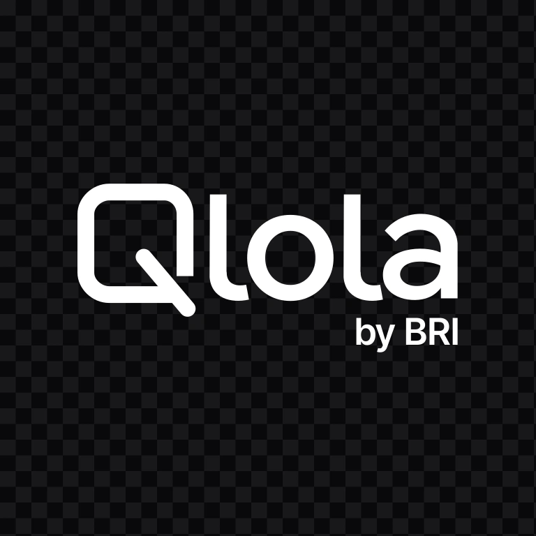 Qlola by BRI white logo SVG