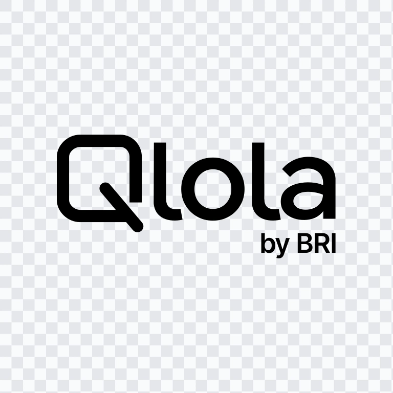 Qlola by BRI black logo SVG