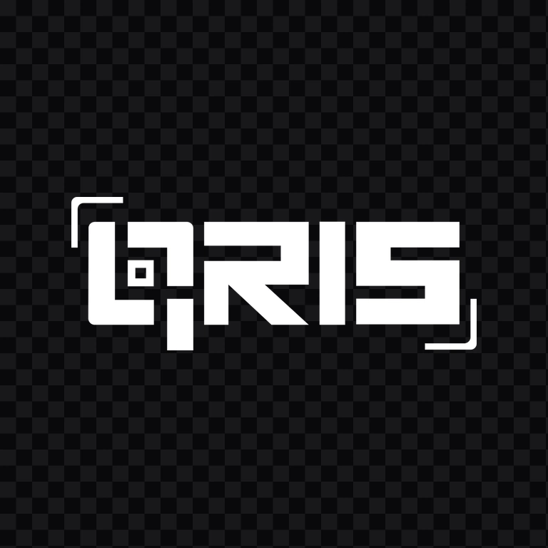 QRIS white logo PNG