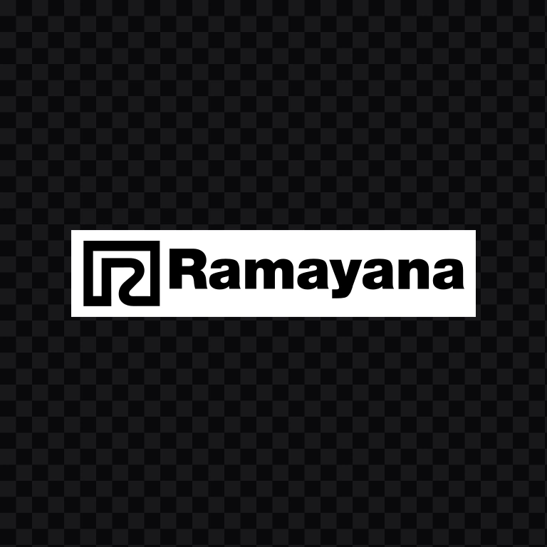 Ramayana white logo SVG