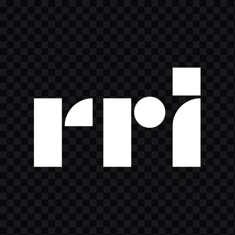 RRI (Radio Republik Indonesia) white logo SVG