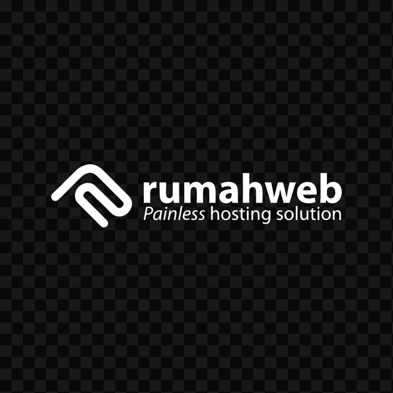 Rumahweb white logo SVG