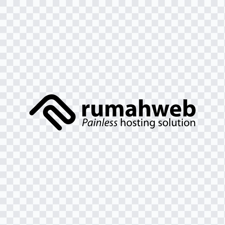 Rumahweb black logo SVG