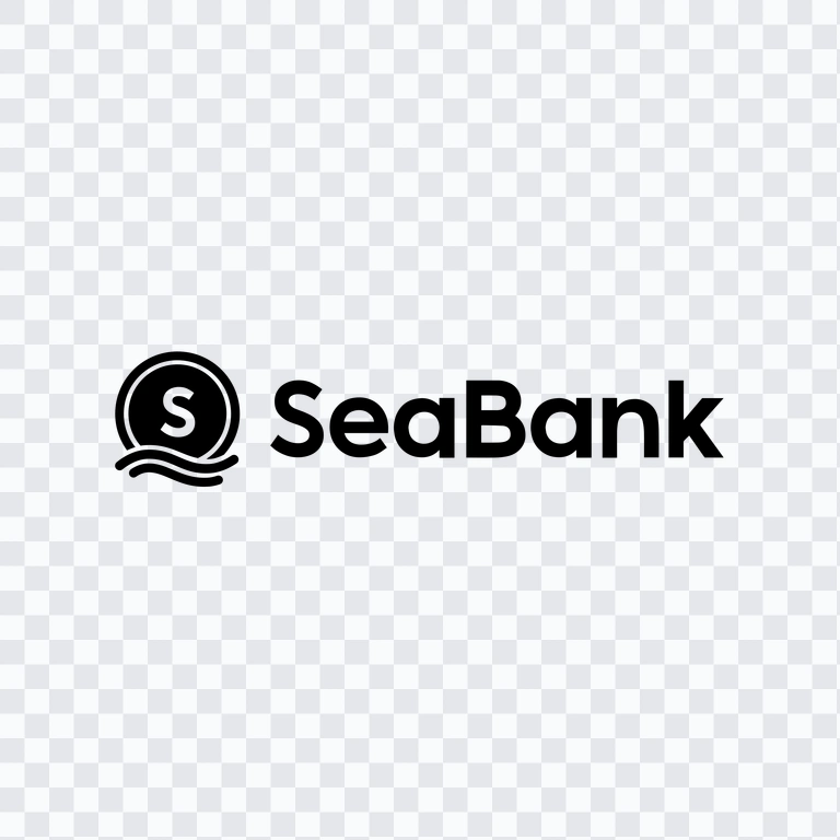 SeaBank black logo PNG