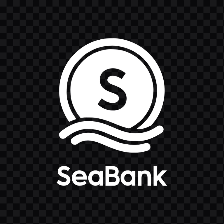 SeaBank white logo PNG