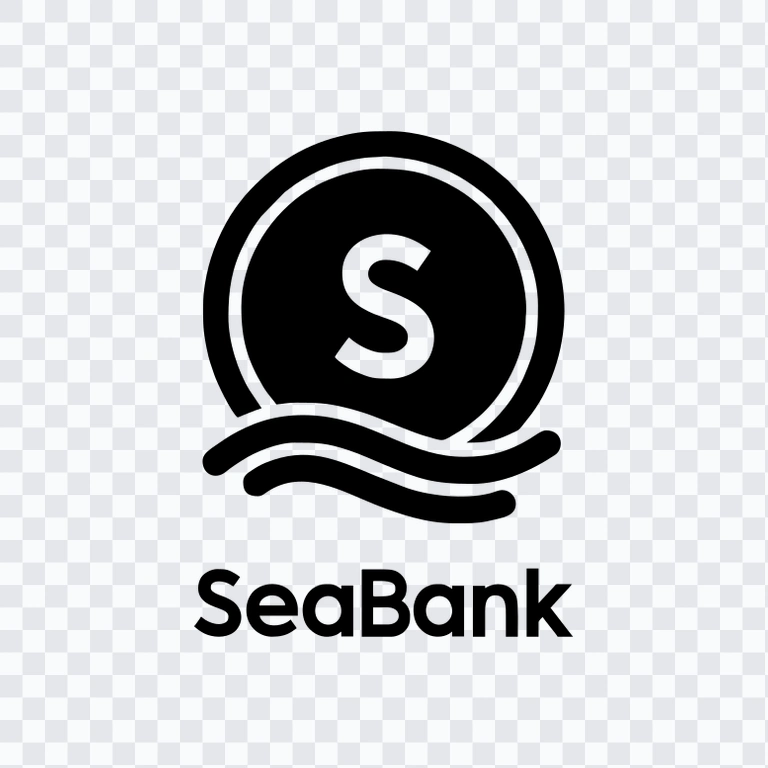 SeaBank black logo PNG