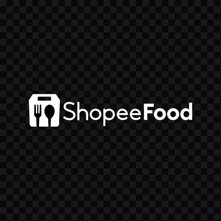 Shopee Food white logo PNG