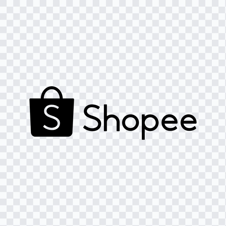 logo Shopee hitam PNG