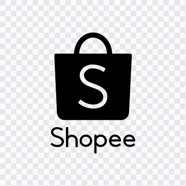 logo Shopee hitam PNG