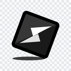 SiCepat black icon PNG