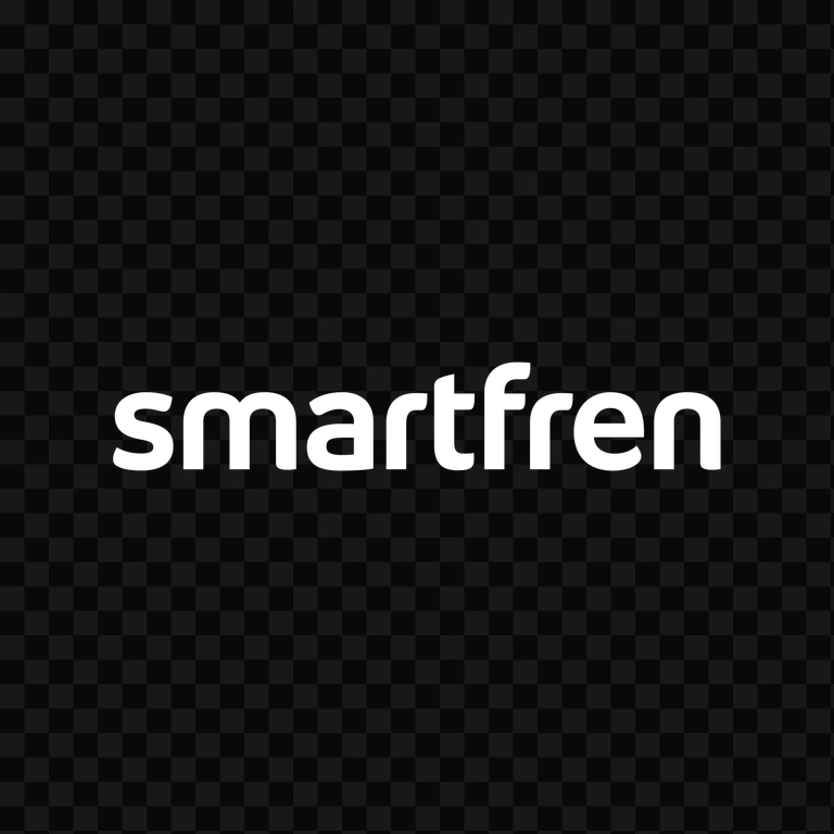 Smartfren white logo PNG