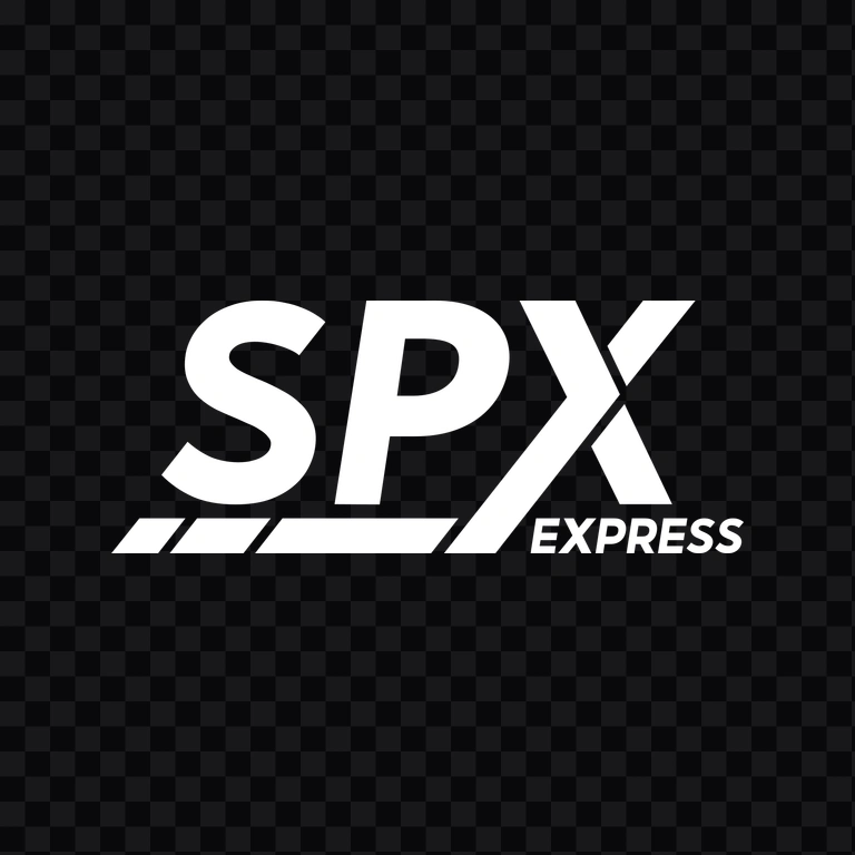 SPX Express white logo PNG