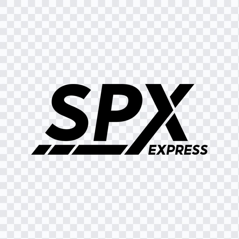 SPX Express black logo PNG