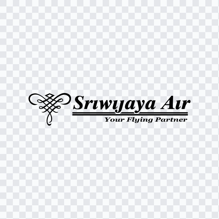 Sriwijaya Air black logo SVG