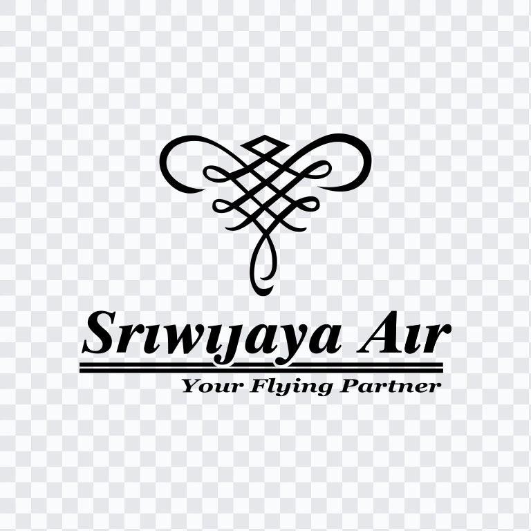 Sriwijaya Air black logo SVG