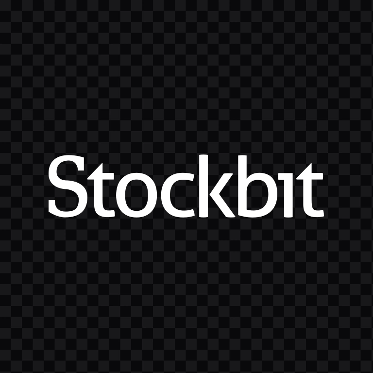 Stockbit white wordmark SVG