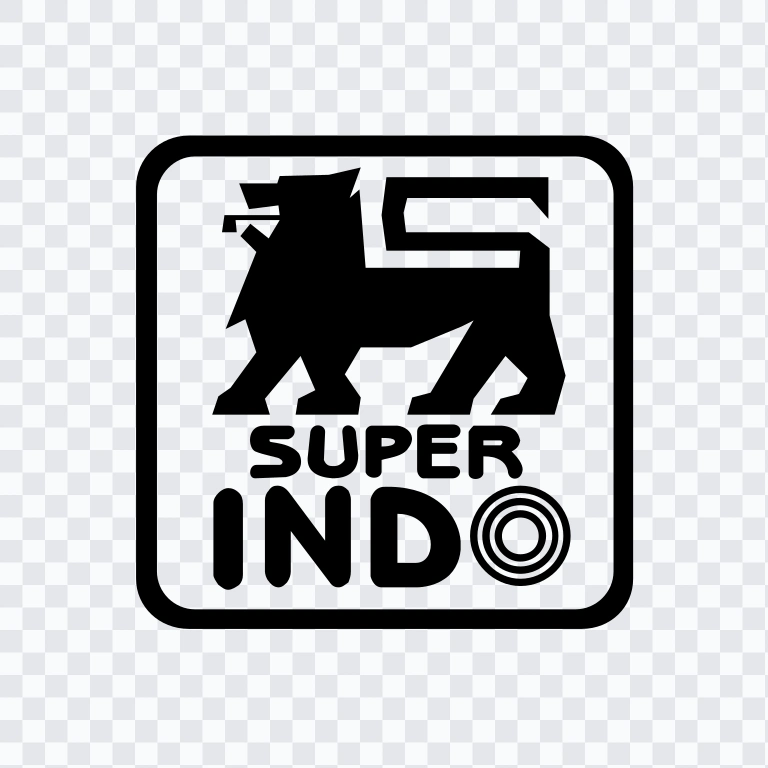 Super Indo black logo SVG