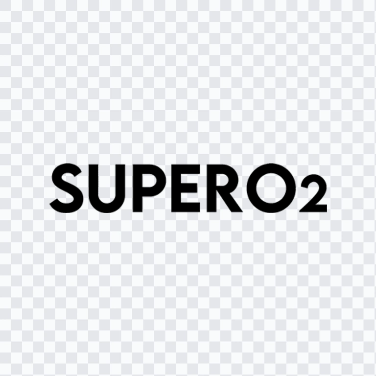 SuperO2 black logo PNG
