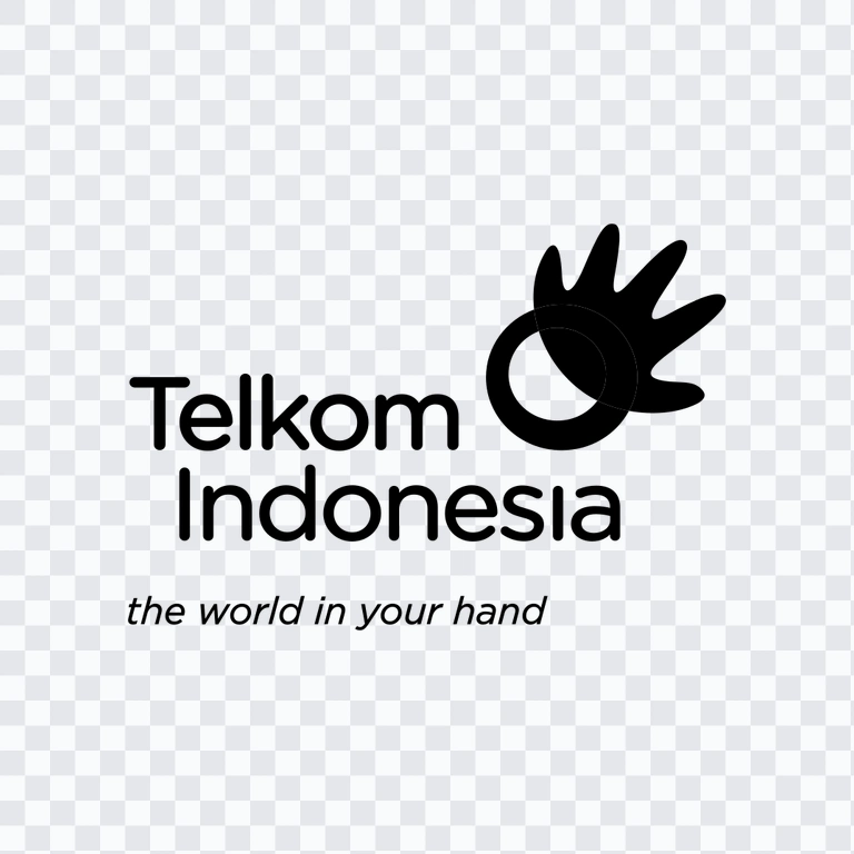 logo Telkom Indonesia hitam PNG