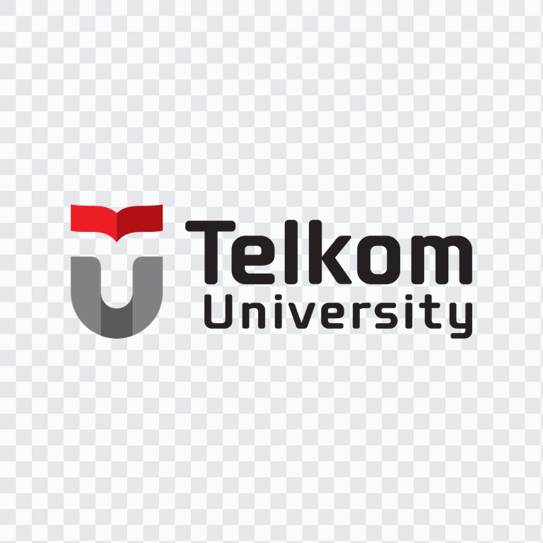 Telkom University colored logo PNG