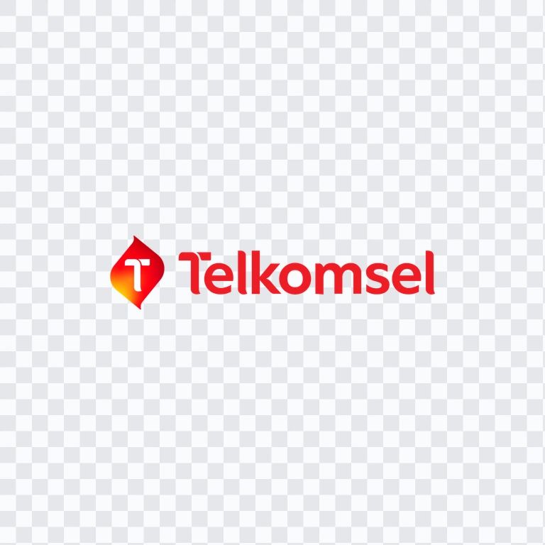 Telkomsel colored logo PNG