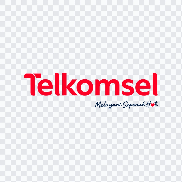 logo Telkomsel berwarna PNG