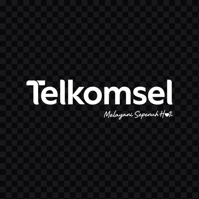 logo Telkomsel putih PNG