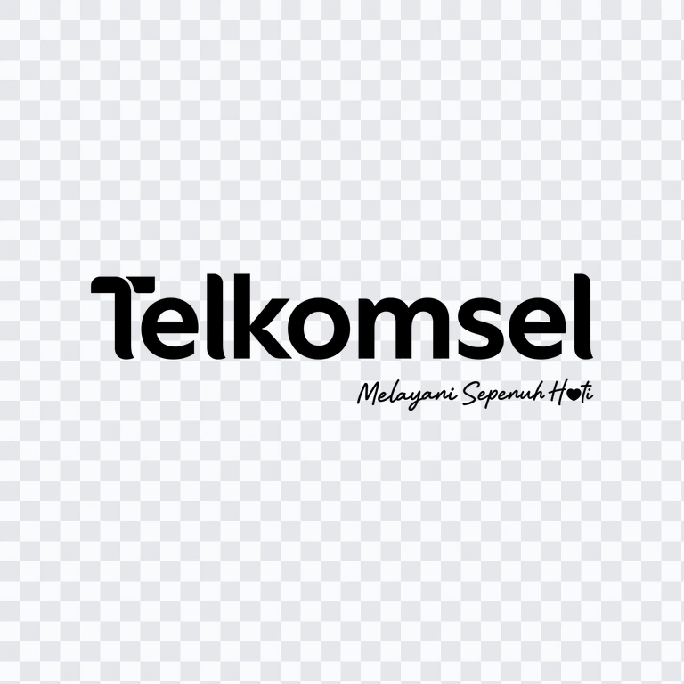 logo Telkomsel hitam PNG