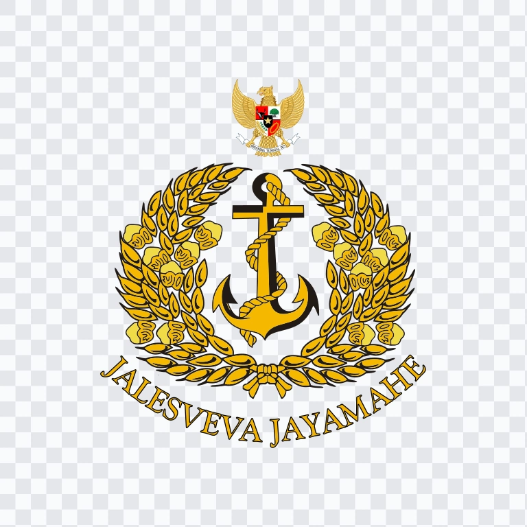 Indonesian Navy colored logo SVG