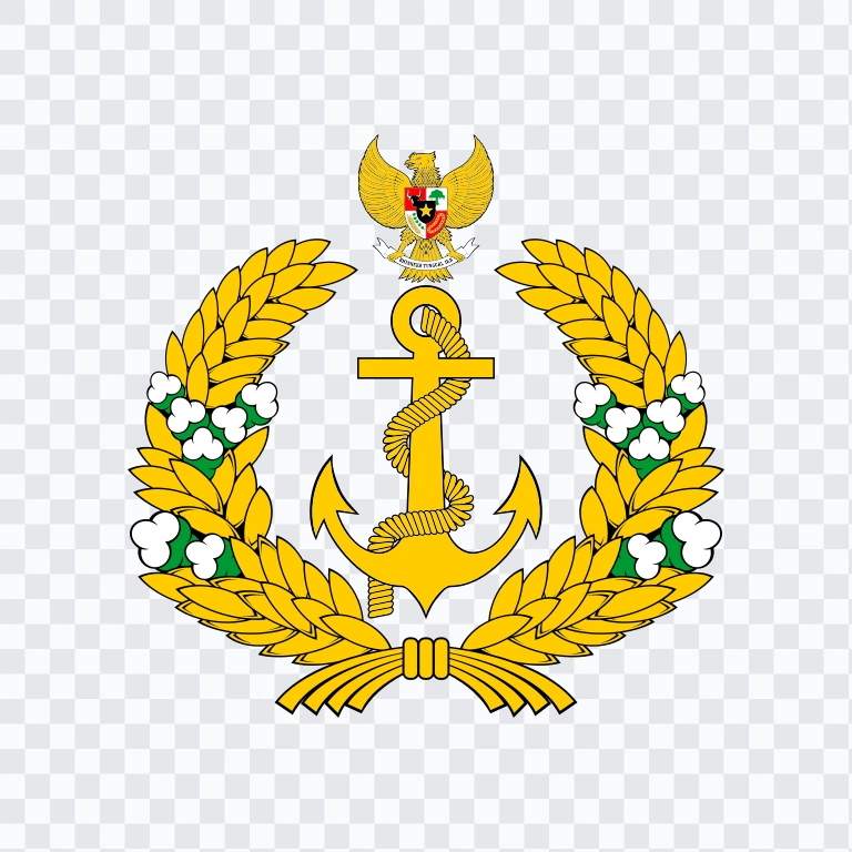 Indonesian Navy colored logo SVG