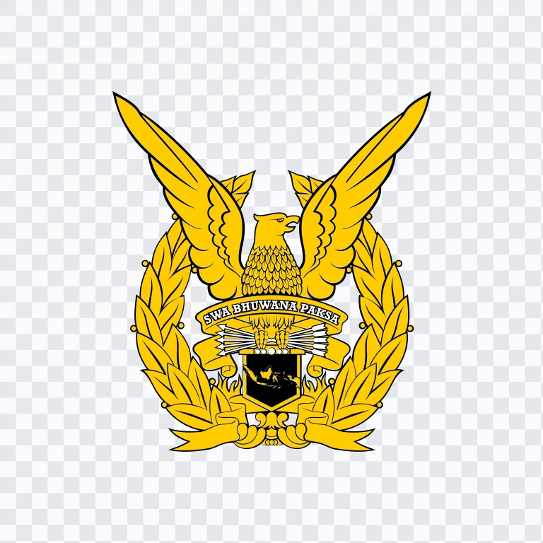 Indonesian Air Force colored logo PNG