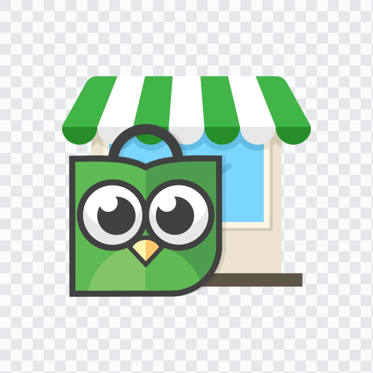 ikon Tokopedia berwarna PNG