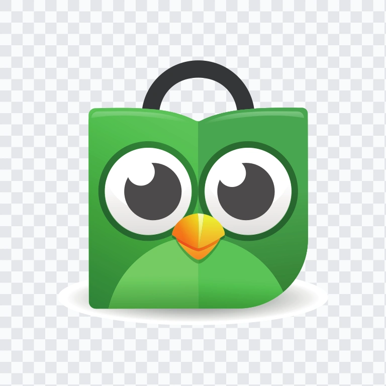 ikon Tokopedia berwarna SVG