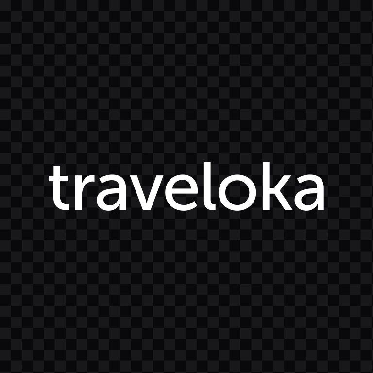 Traveloka white wordmark SVG