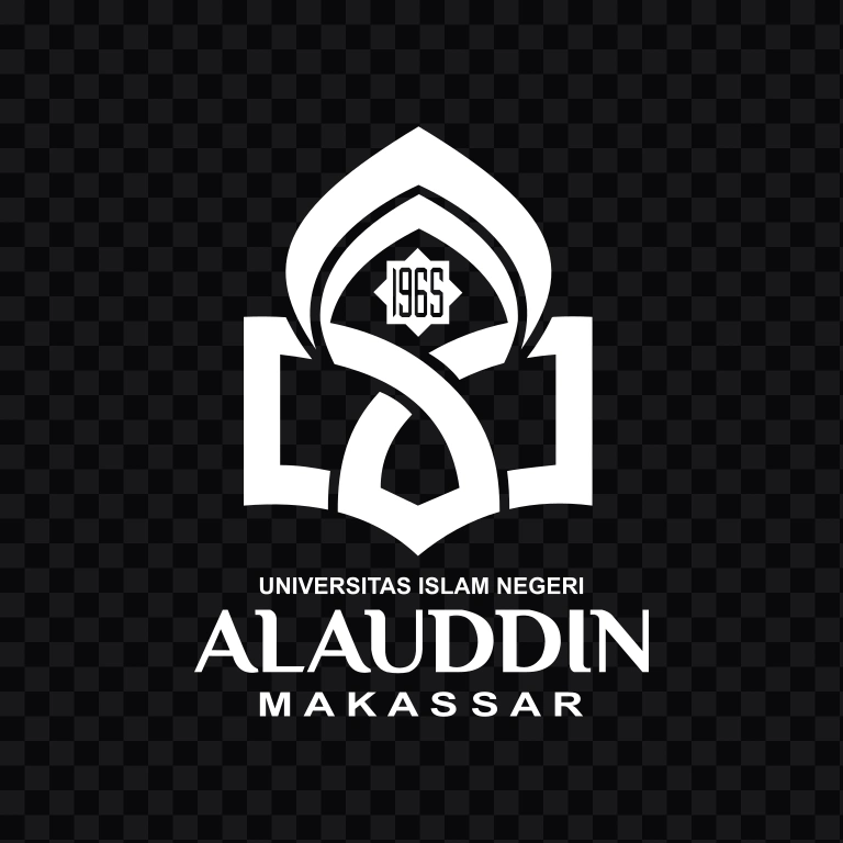 UIN Alauddin Makassar white logo SVG