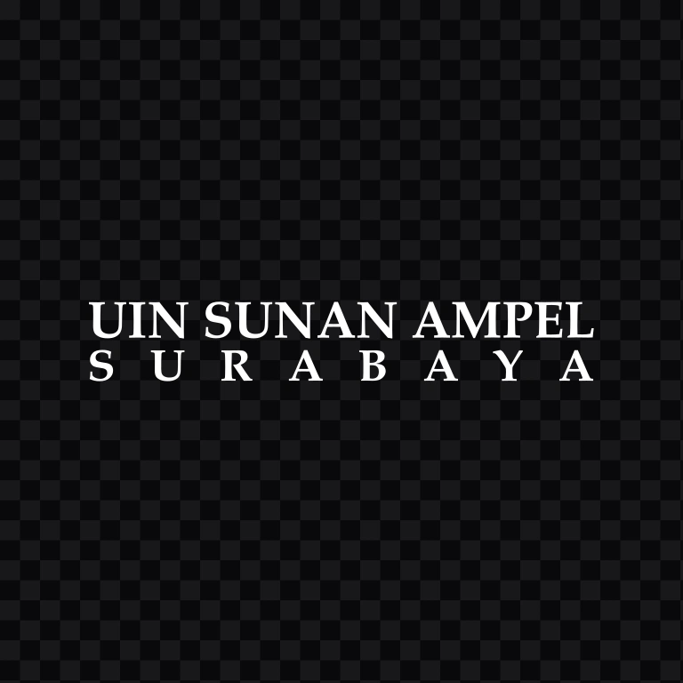 UIN Sunan Ampel Surabaya (UINSA) white wordmark SVG