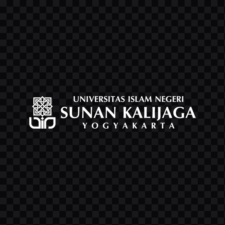 UIN Sunan Kalijaga Yogyakarta white logo PNG