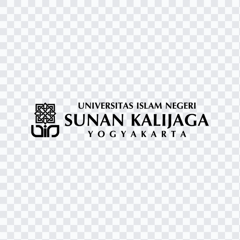 UIN Sunan Kalijaga Yogyakarta black logo PNG